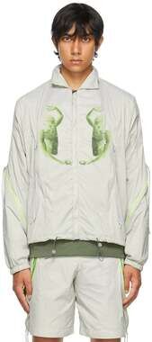 Saul Nash Flip Side Technical Jacket US M EU 48 Mens Gray Hooded $1100